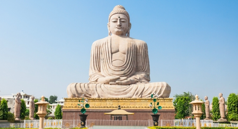Great-Buddha-Statue-Bodh-Gaya-Bihar-Buddhist-pilgrimage-IML-Travel