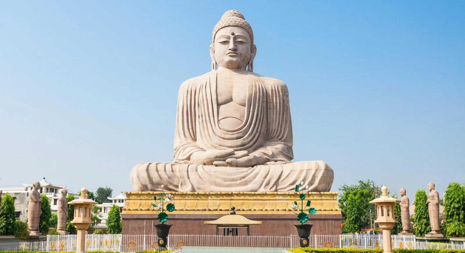 Great-Buddha-Statue-Bodh-Gaya-Bihar-Buddhist-pilgrimage-IML-Travel