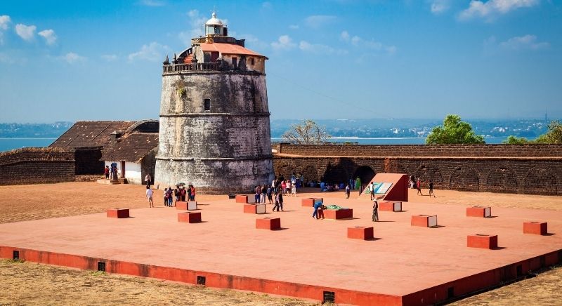 Side-View-Aguada-Fort-Candolim-Goa-IML-Travel
