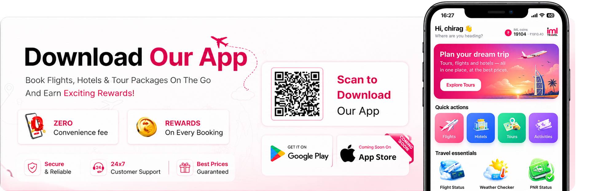 IML Travel is now live on Google Play